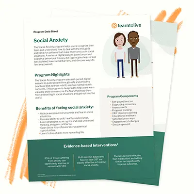 Social Anxiety DataSheet