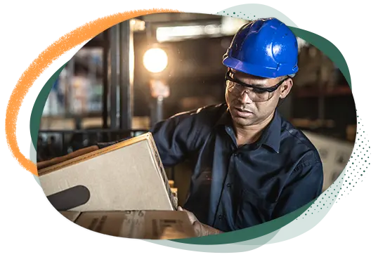 Male construction worker